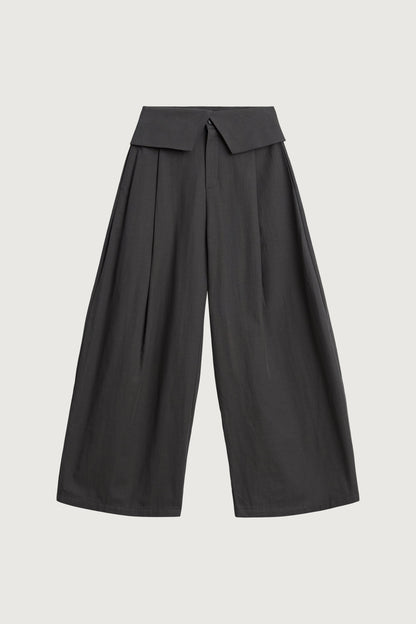 FOLD-OVER WAIST PANT