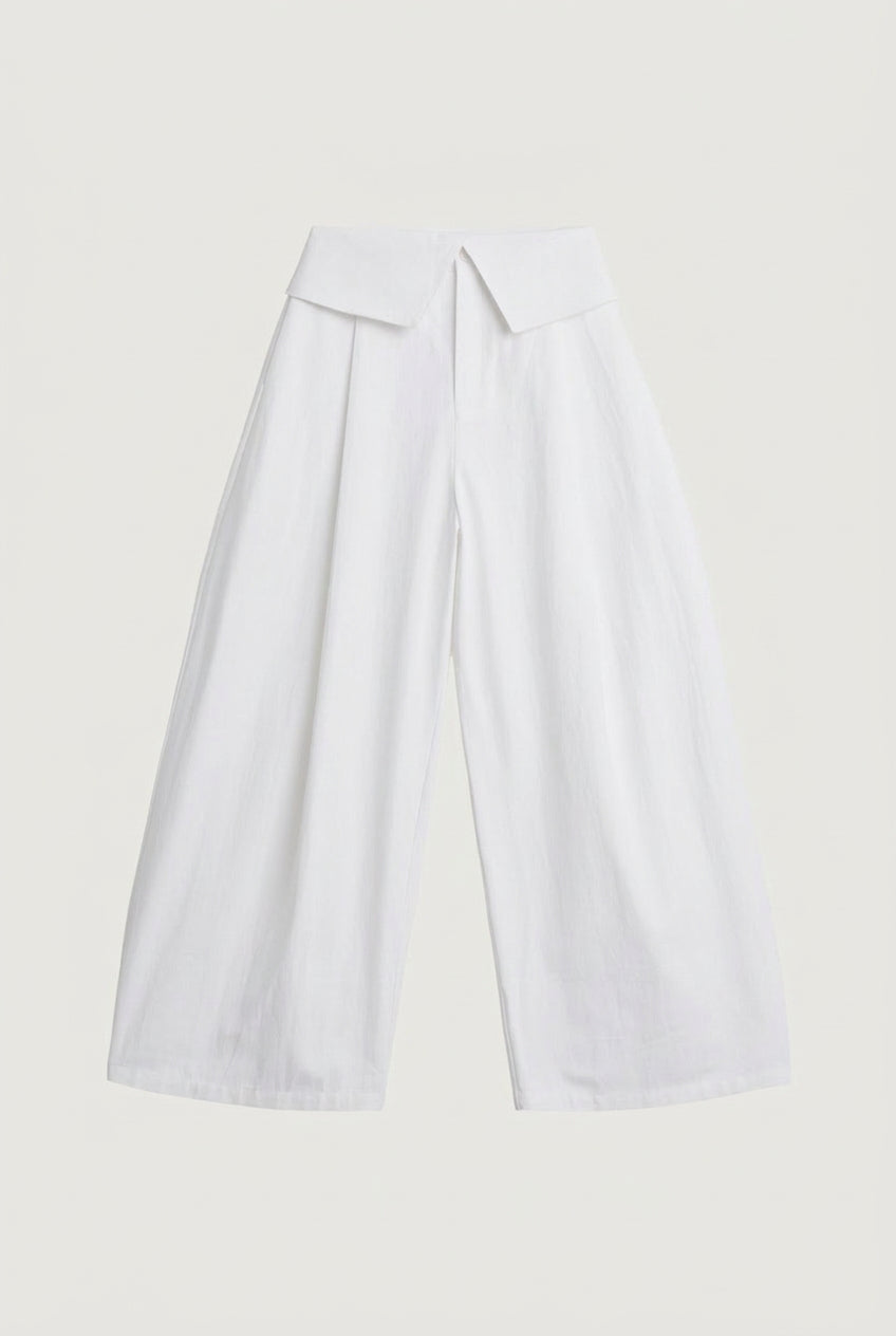 FOLD-OVER WAIST PANT