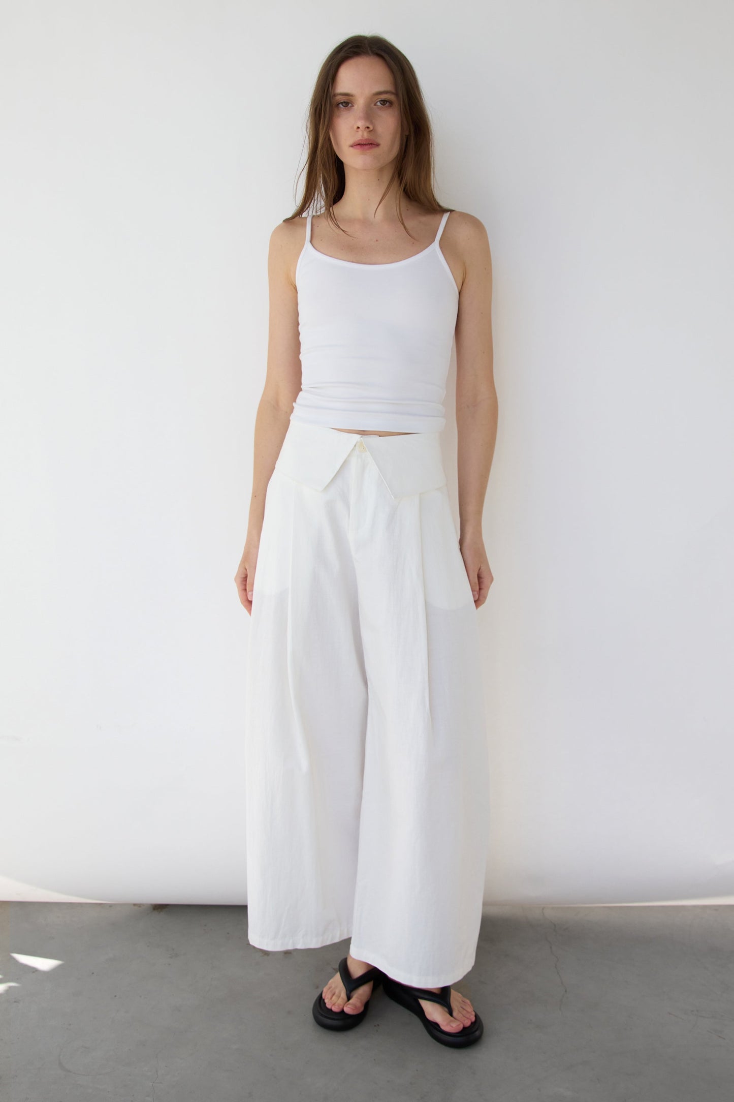 FOLD-OVER WAIST PANT