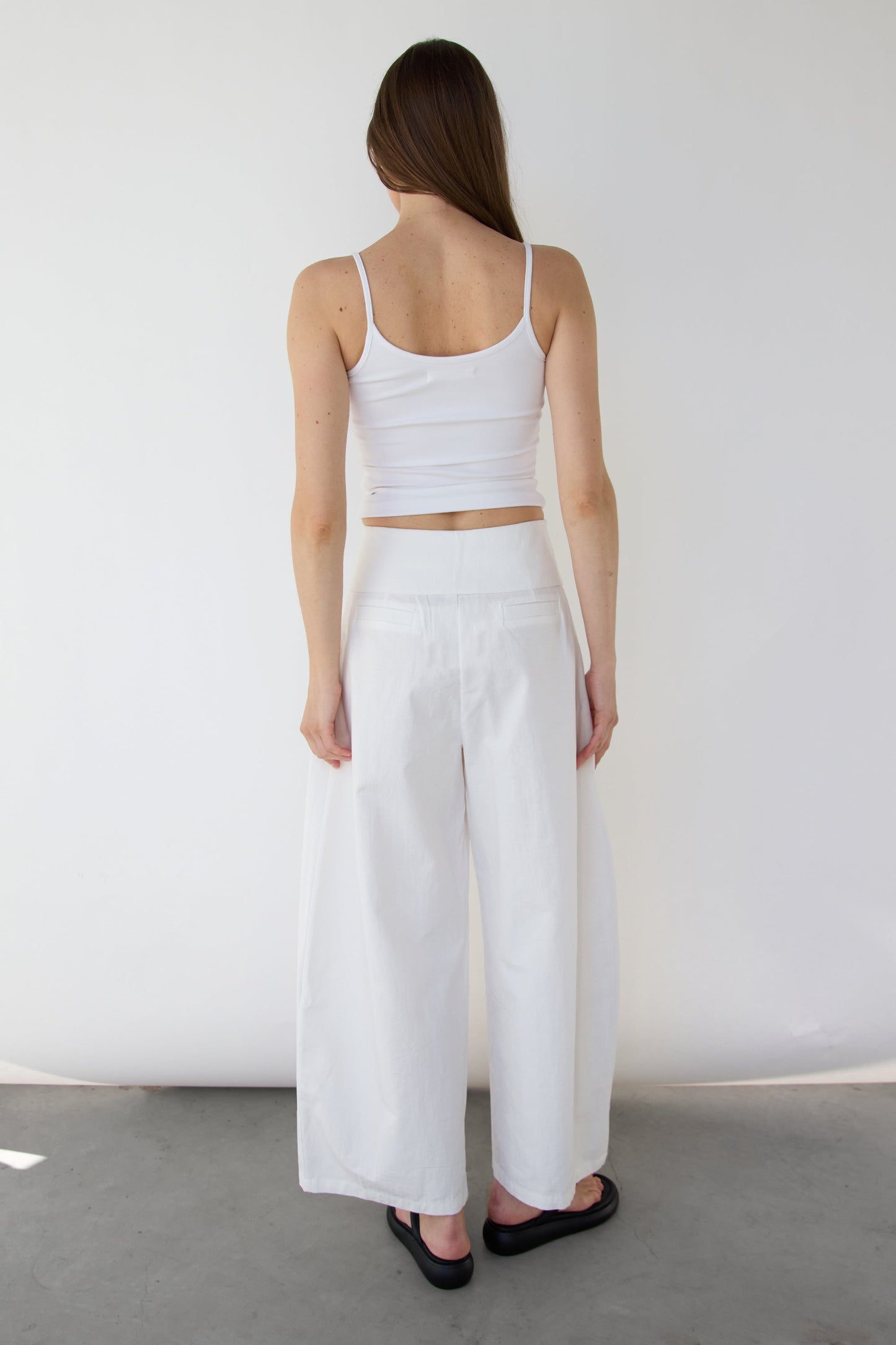 FOLD-OVER WAIST PANT