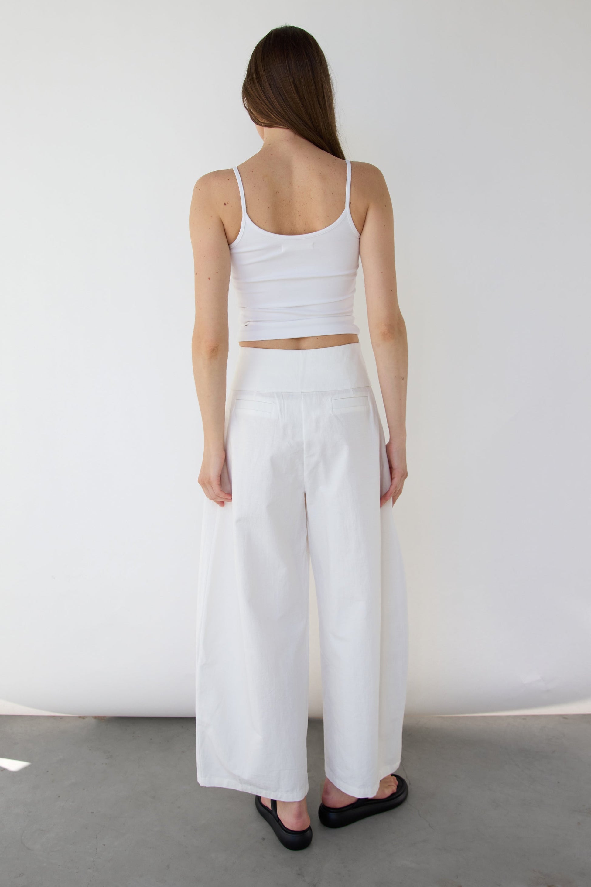 FOLD-OVER WAIST PANT
