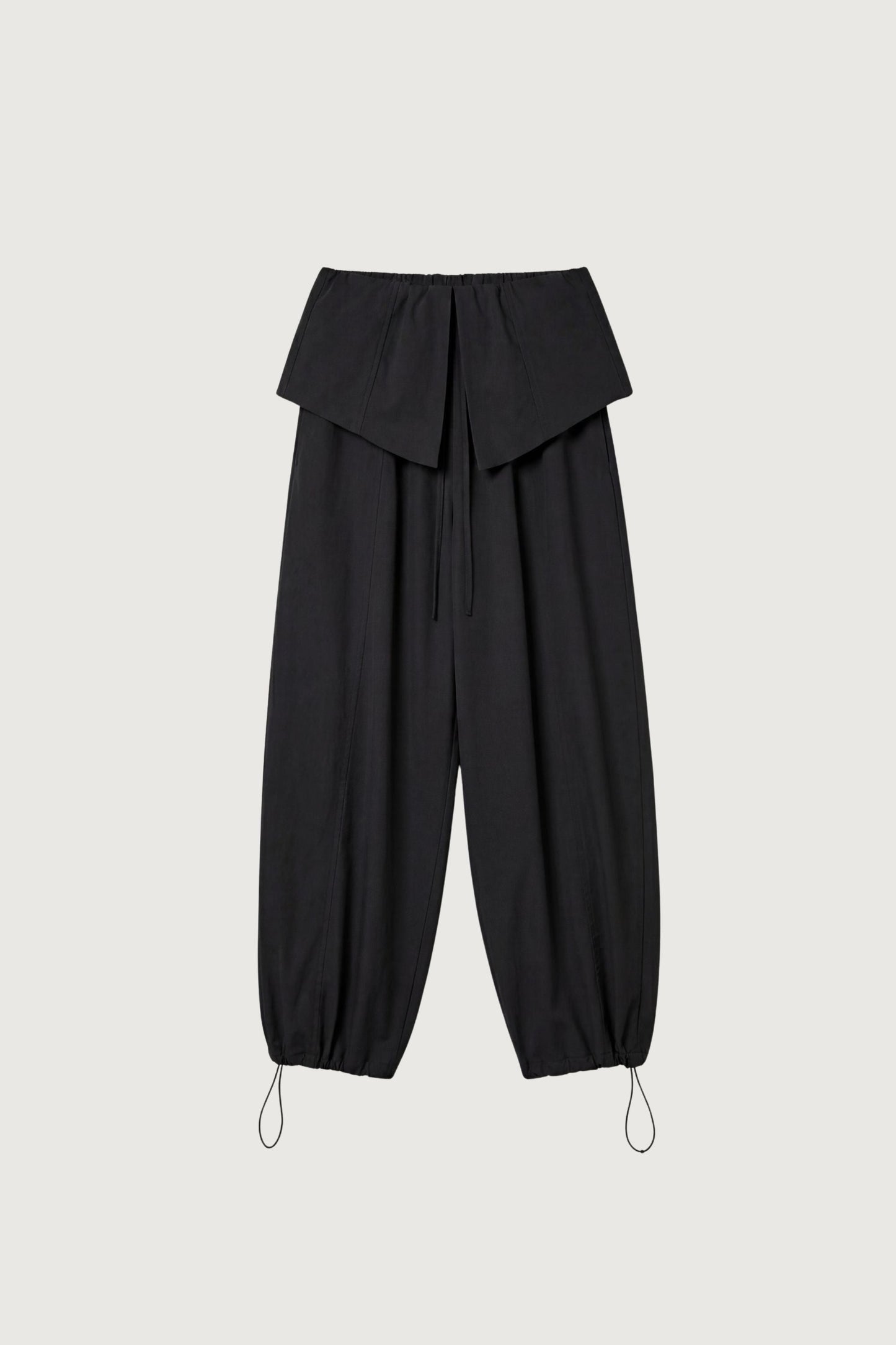 BALLOON PANTS WITH FOLDOVER WAIST
