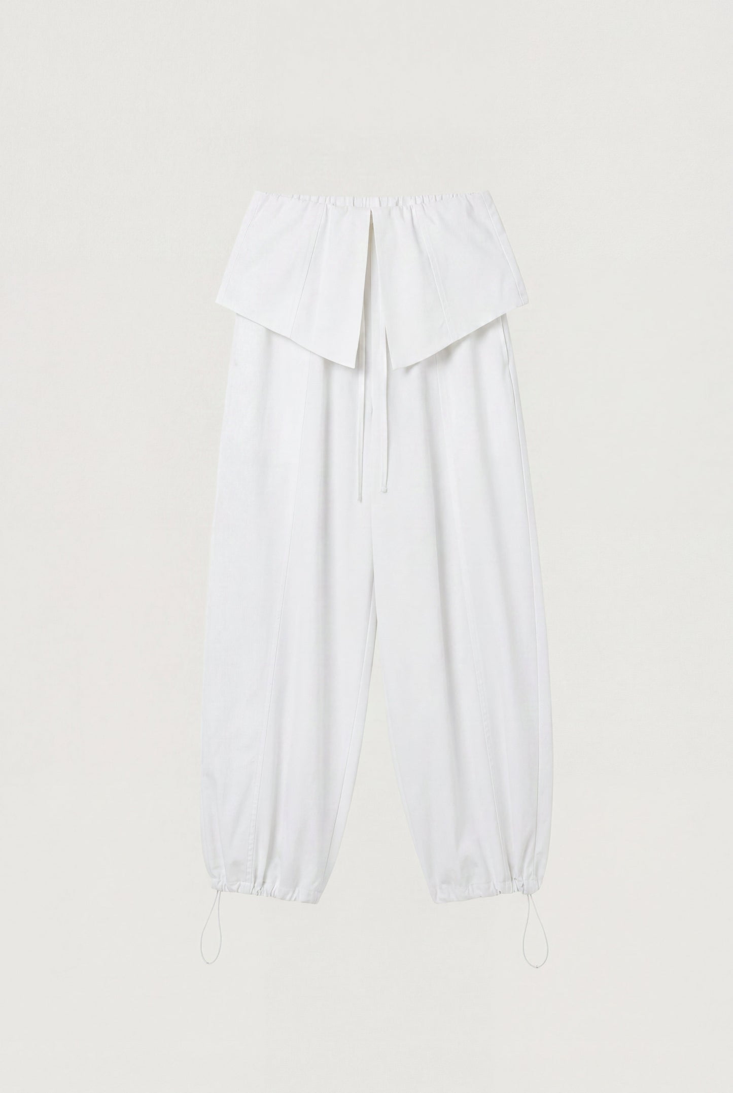 BALLOON PANTS WITH FOLDOVER WAIST