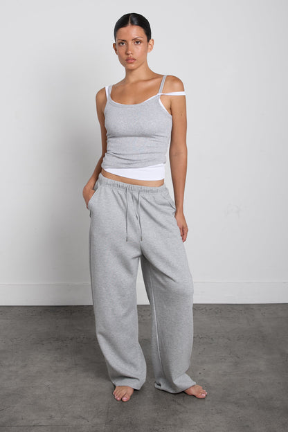 RELAXED ELASTIC WAIST LOUNGE PANT