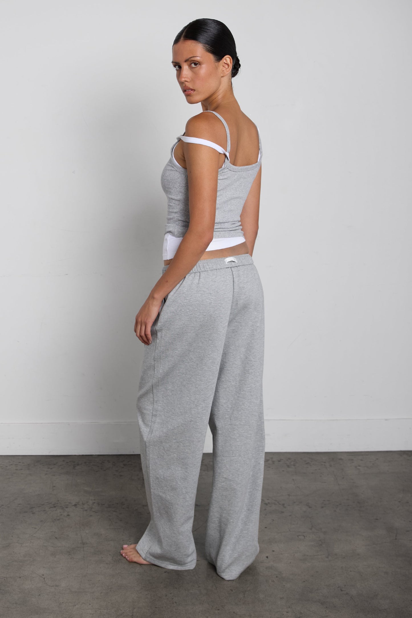 RELAXED ELASTIC WAIST LOUNGE PANT