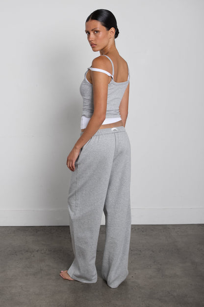 RELAXED ELASTIC WAIST LOUNGE PANT