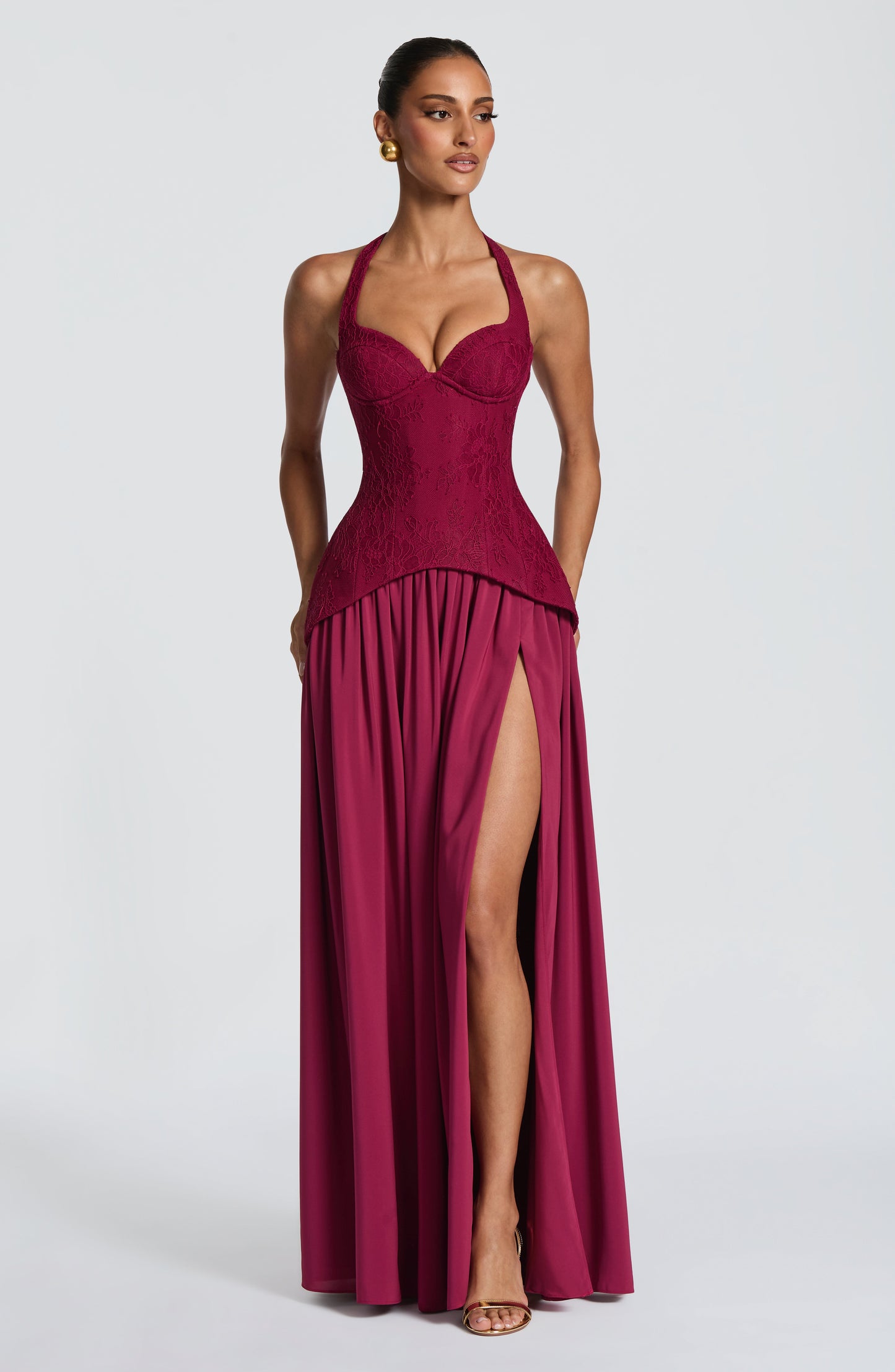 Almira Maxi Dress - Mulberry