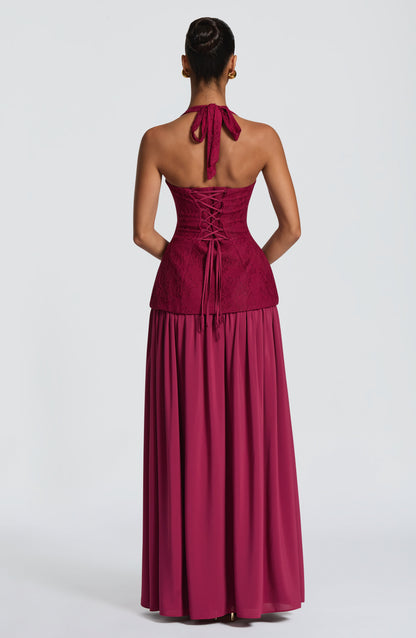 Almira Maxi Dress - Mulberry