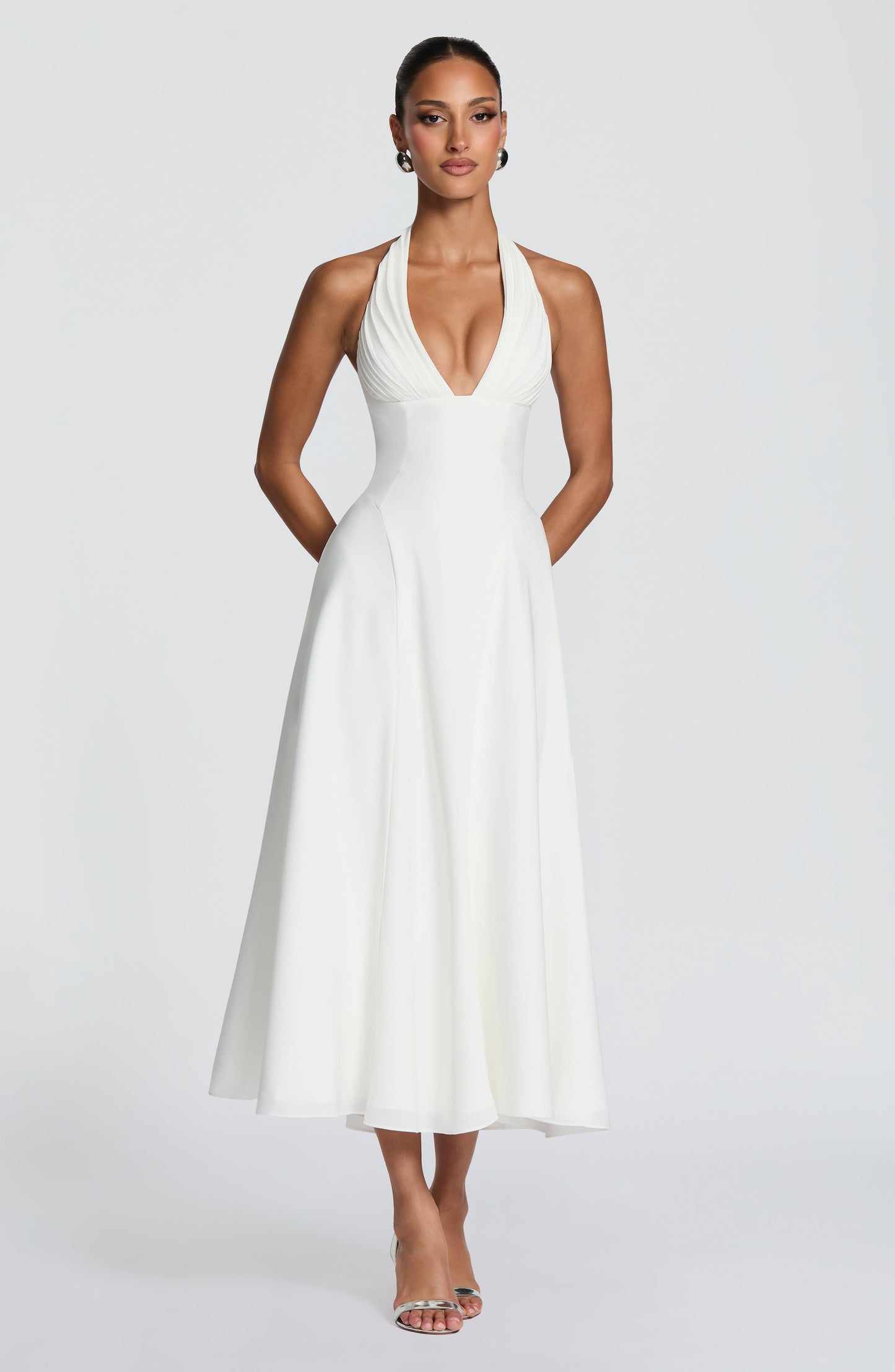 Hayden Midi Dress - Ivory