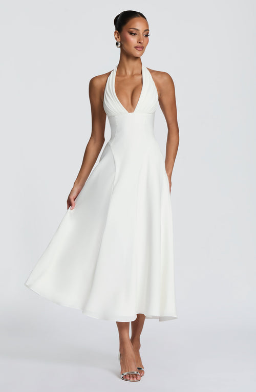 Hayden Midi Dress - Ivory