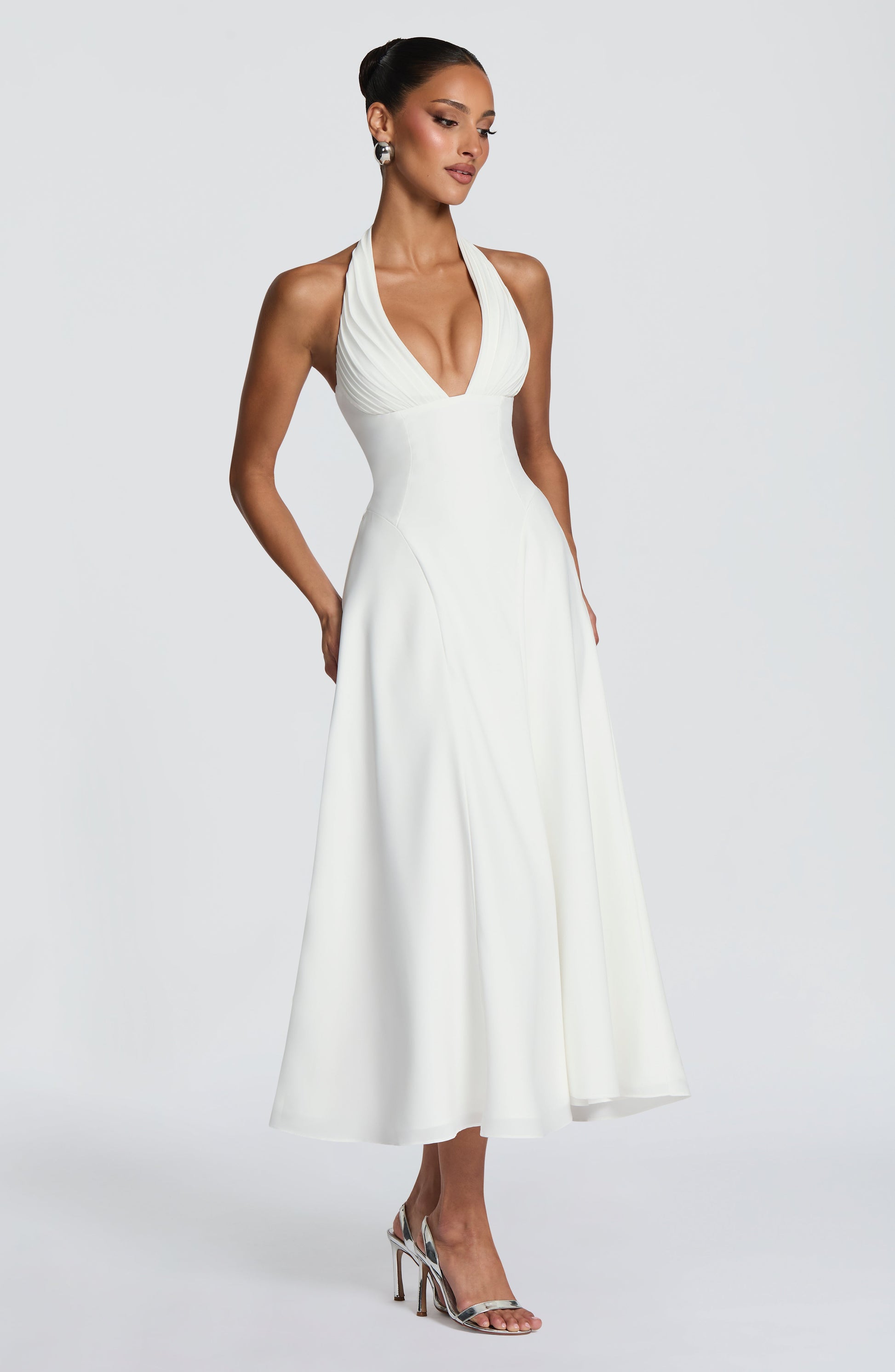 Hayden Midi Dress - Ivory