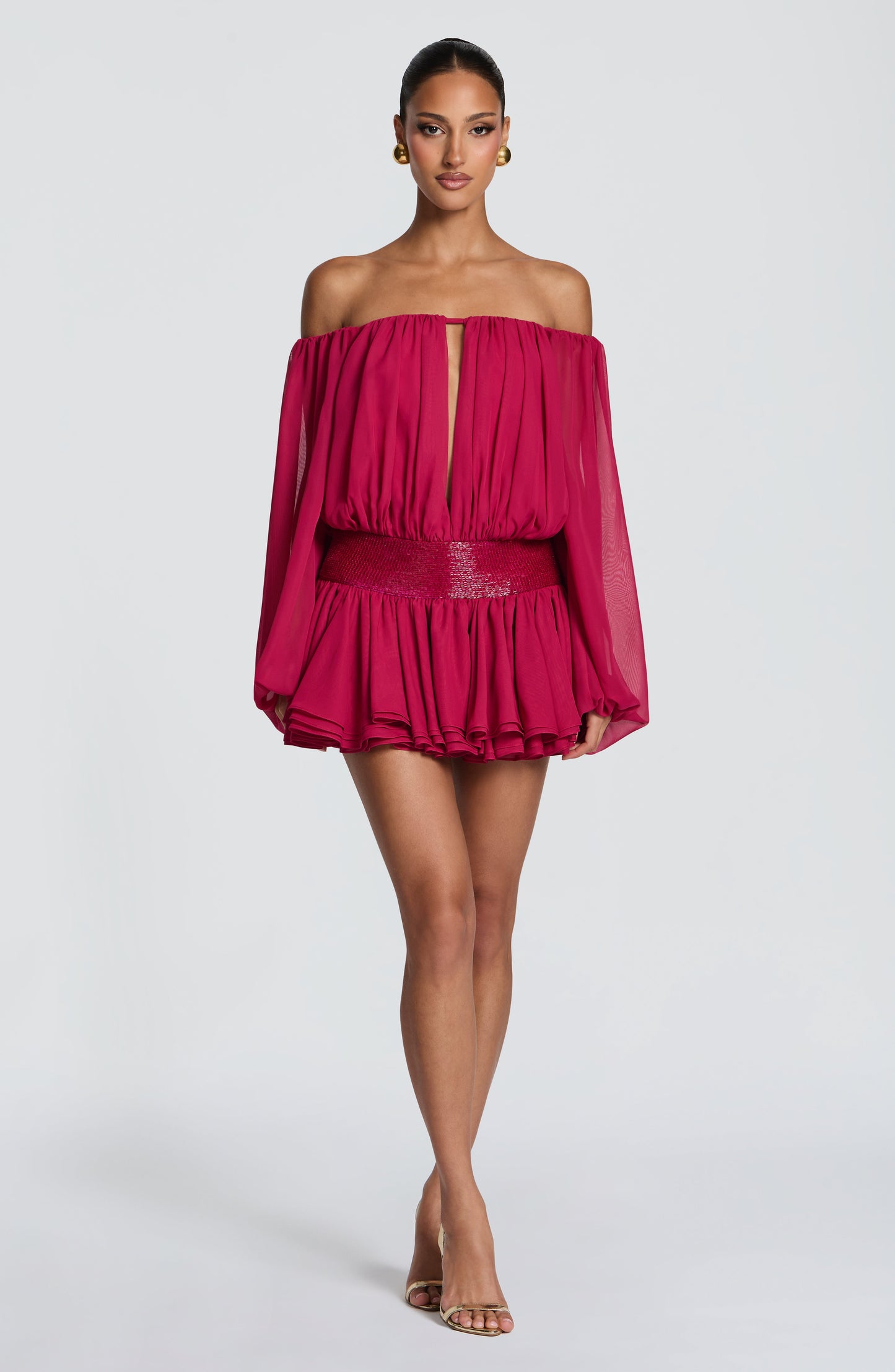 Deja Playsuit - Raspberry