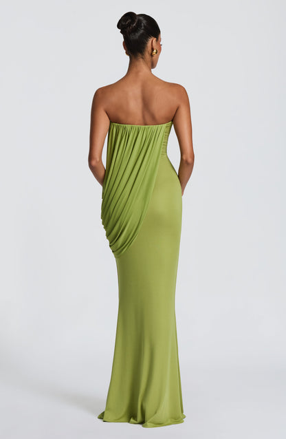 Vienna Maxi Dress - Olive