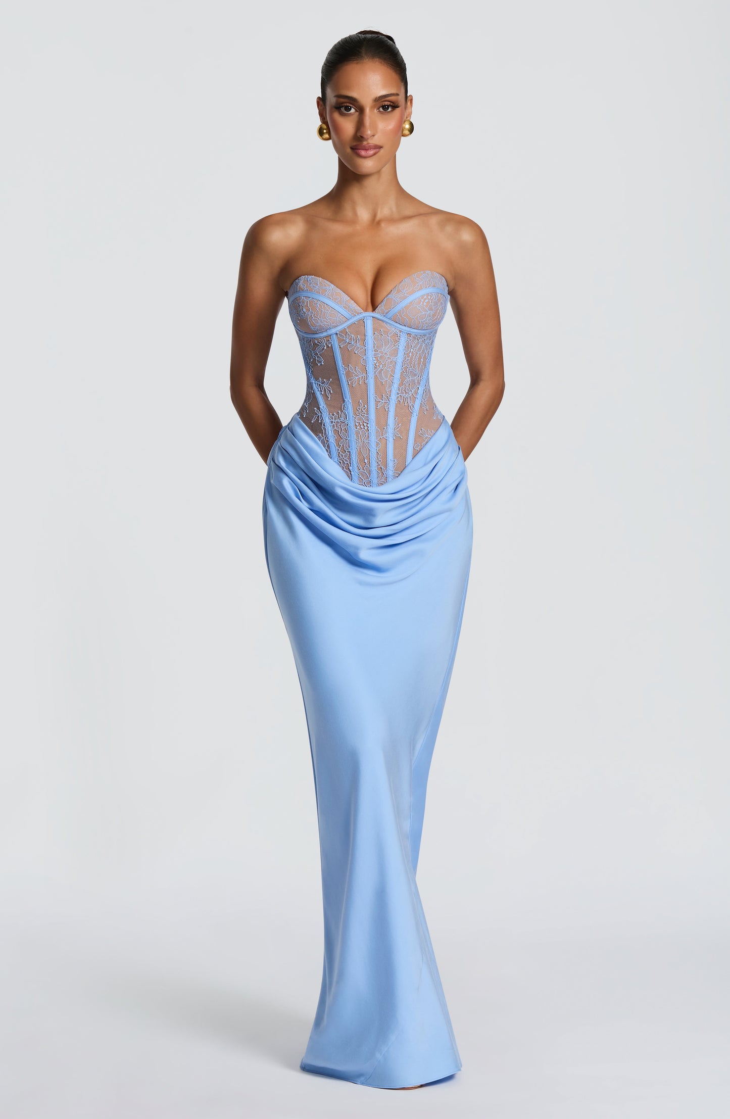 Kathleen Maxi Dress - Powder Blue
