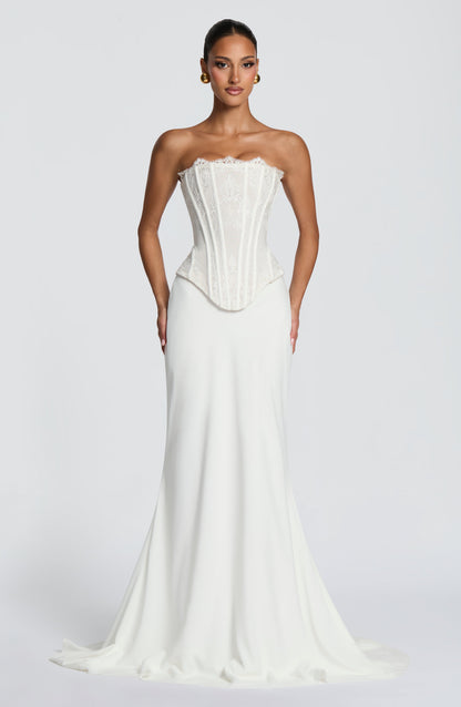 Kaia Maxi Skirt - Ivory
