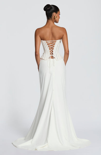Kaia Maxi Skirt - Ivory