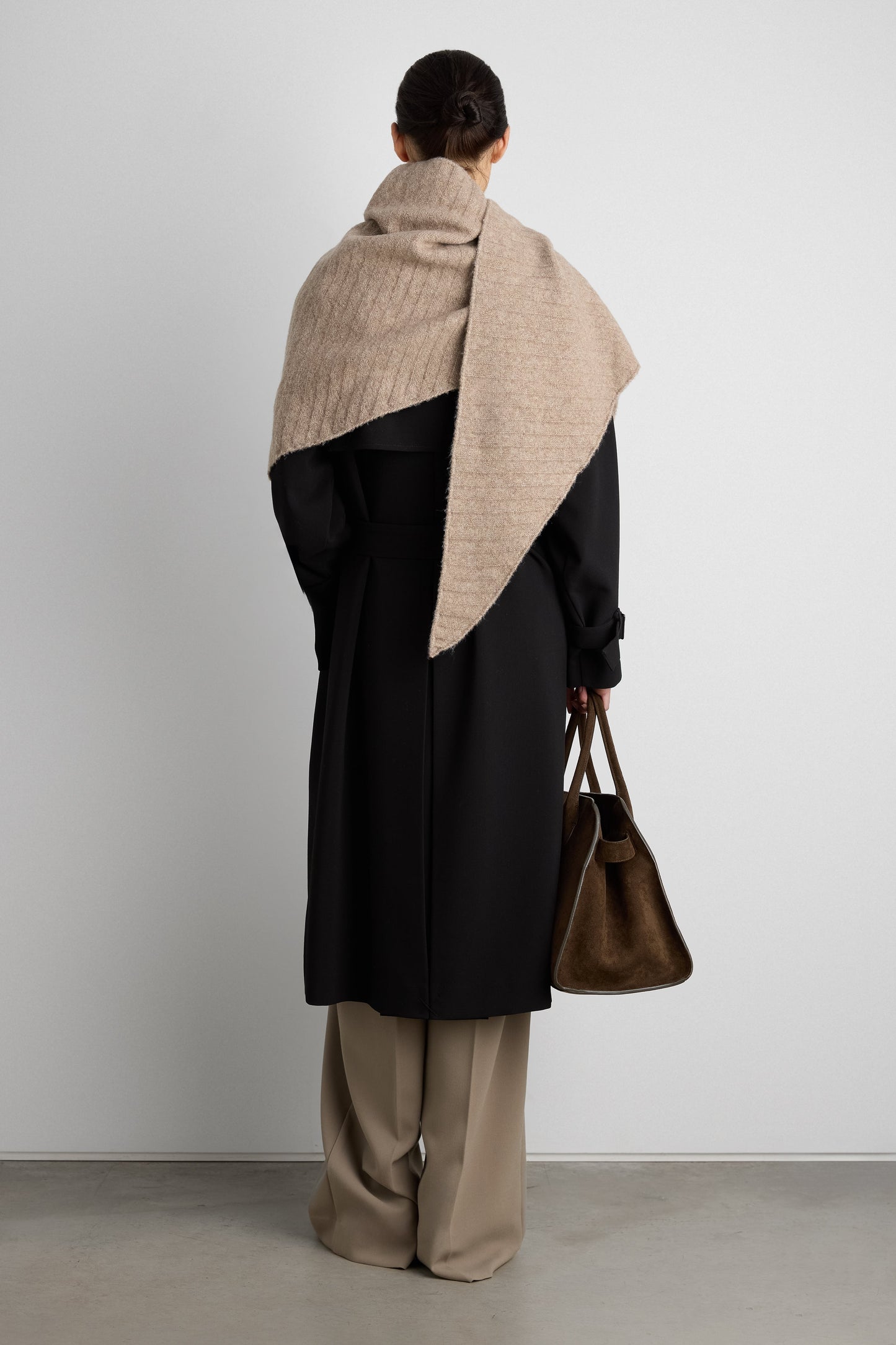 KNIT SHAWL SCARF