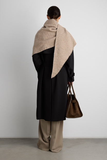 KNIT SHAWL SCARF
