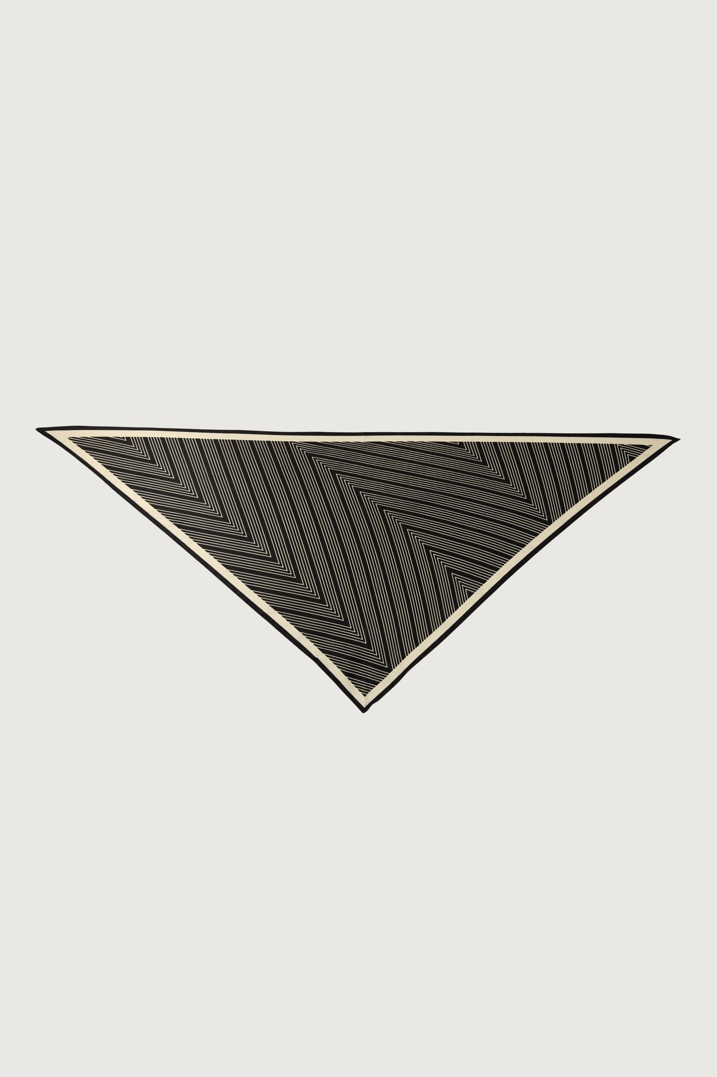 MONOCHROME ZIGZAG SCARF