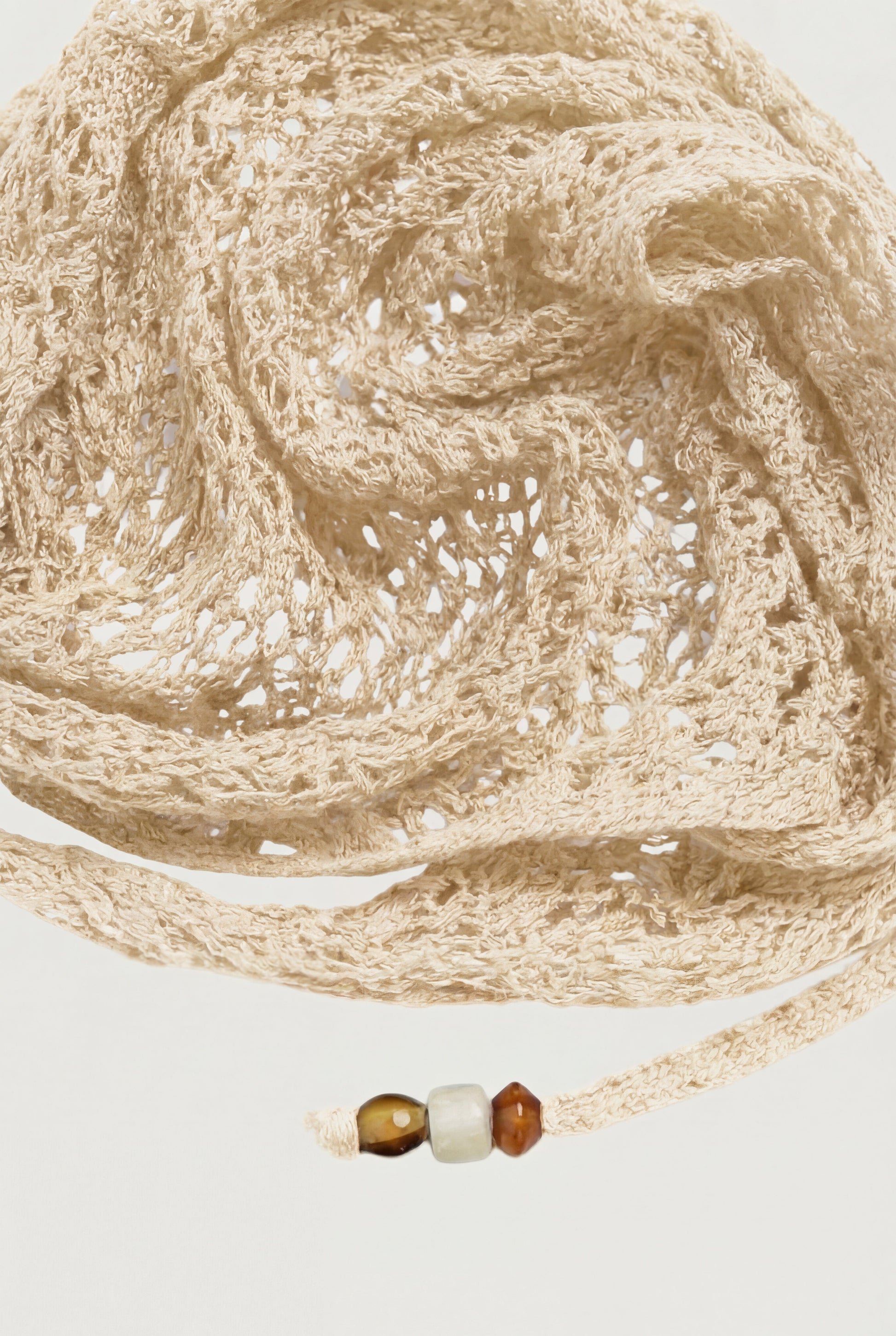 LACE KNIT TEXTURED SCARF