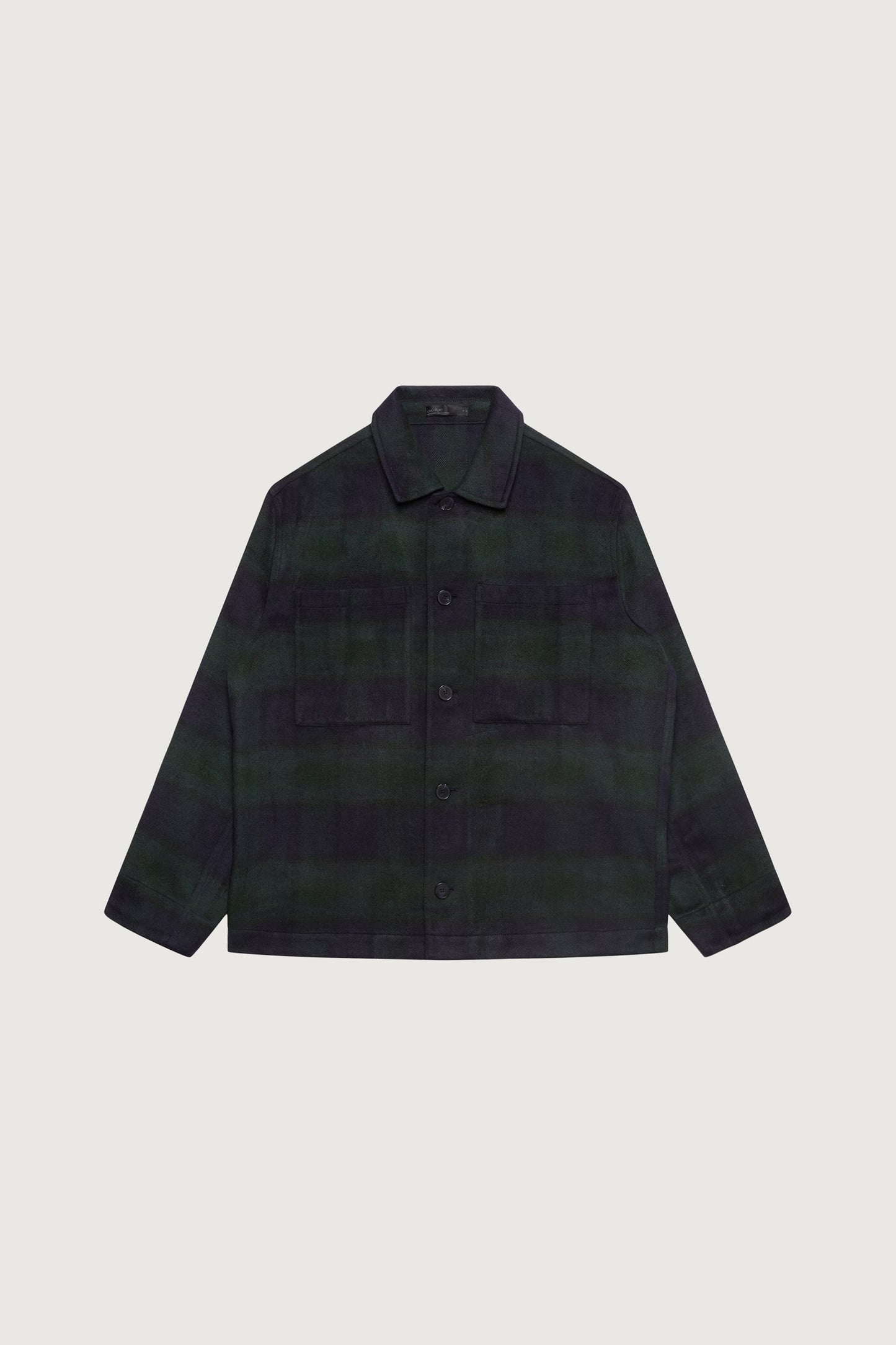 RELAXED FLANNEL BUTTON UP SHIRT