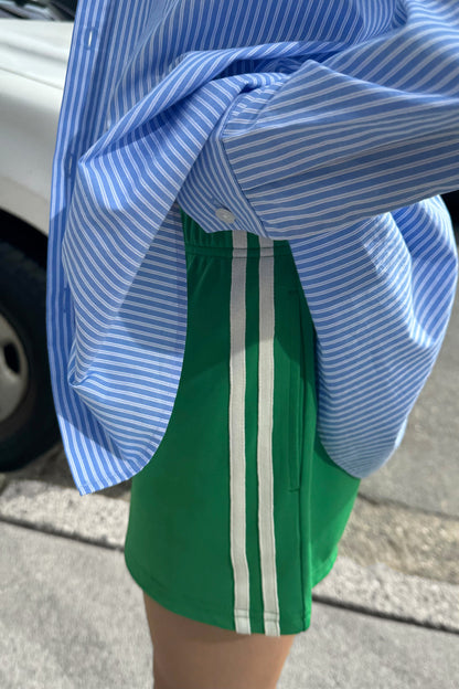 DOUBLE STRIPE JERSEY SHORT