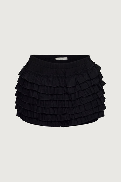 RUFFLE TIERED MINI BLOOMER SHORT