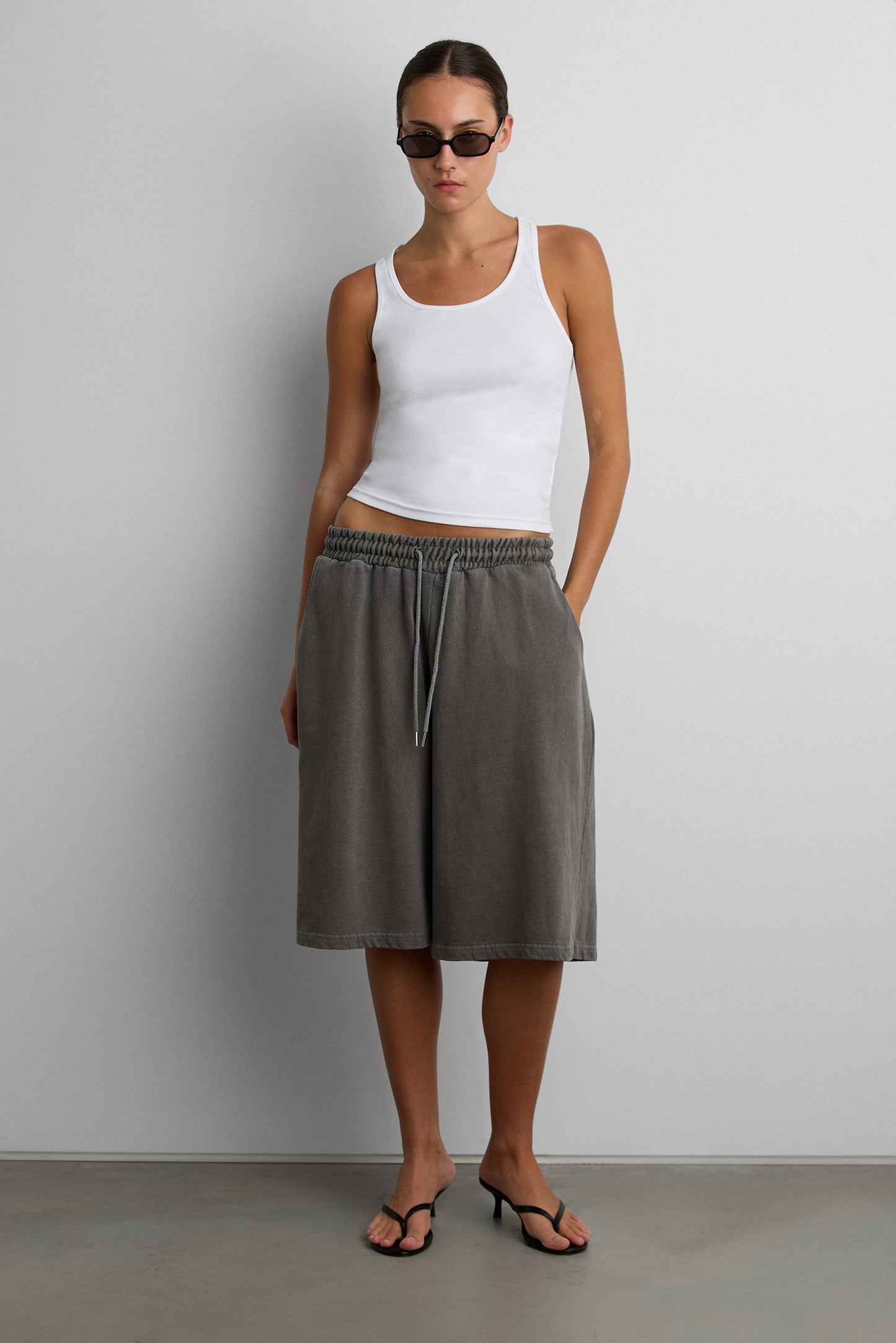 VINTAGE WASH SWEATSHORT