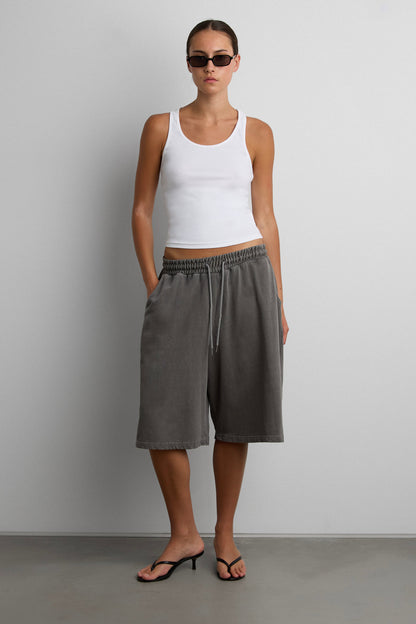 VINTAGE WASH SWEATSHORT