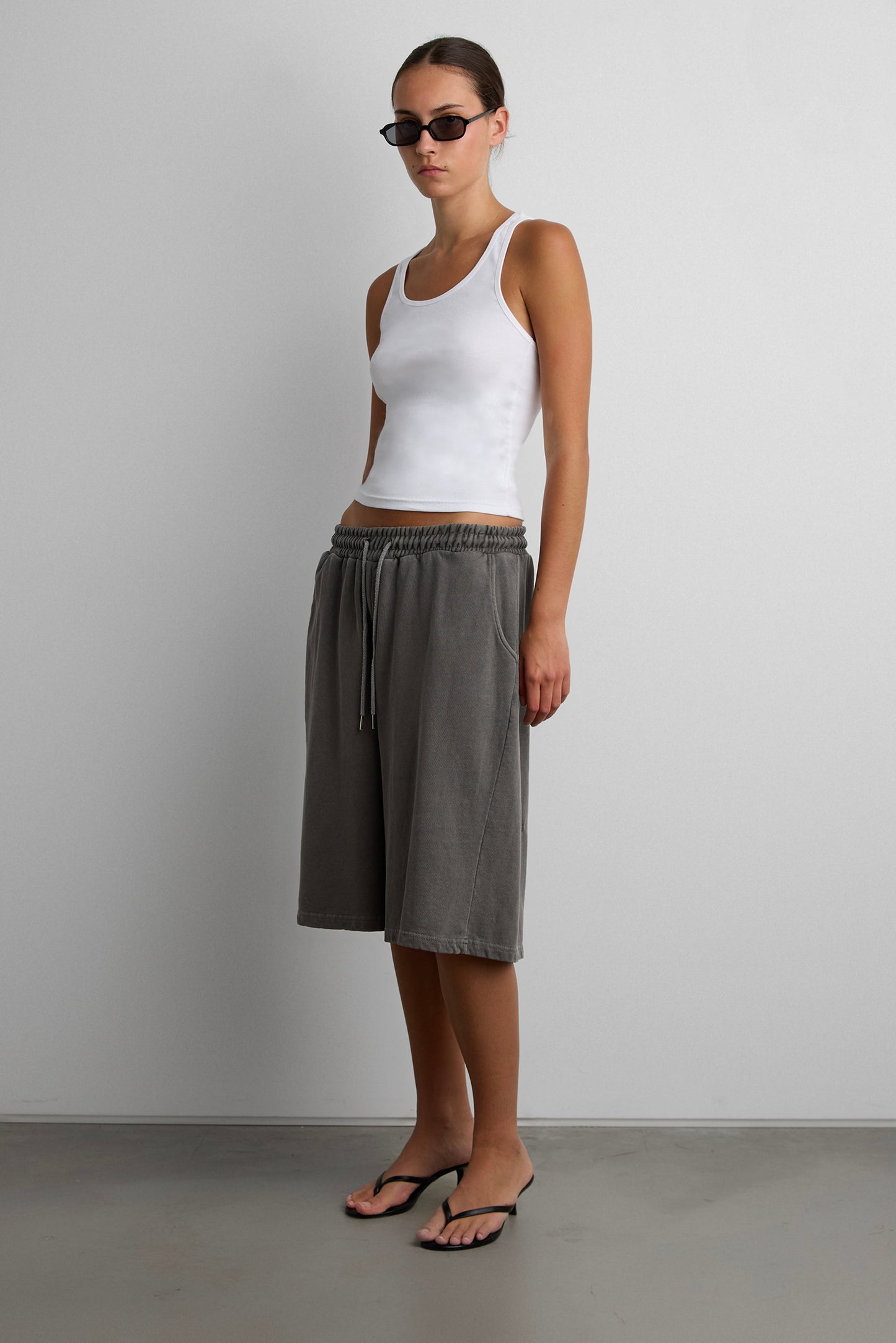 VINTAGE WASH SWEATSHORT