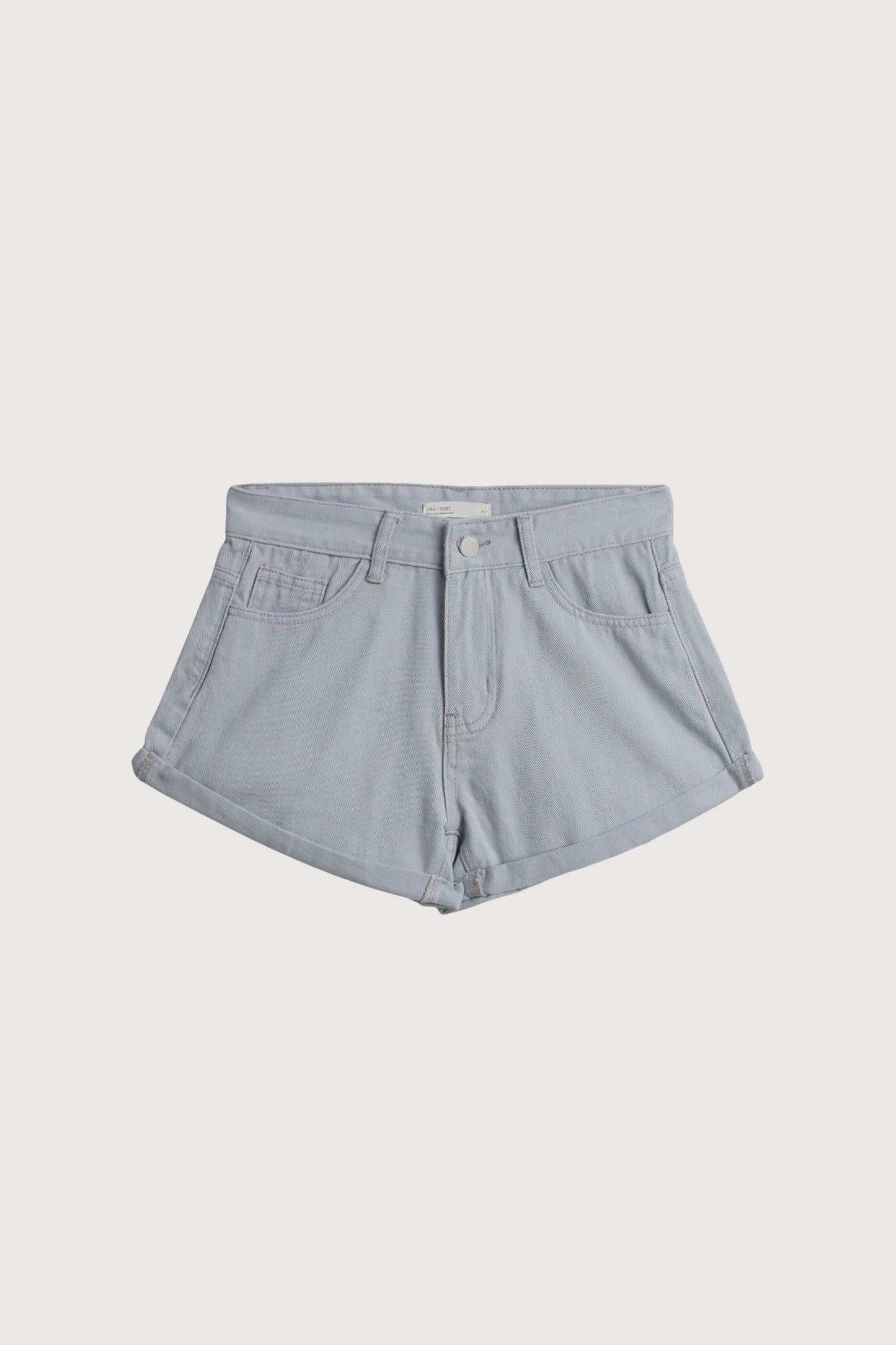 COTTON SHORT WITH CUFF DETAIL