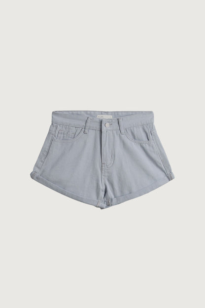 COTTON SHORT WITH CUFF DETAIL