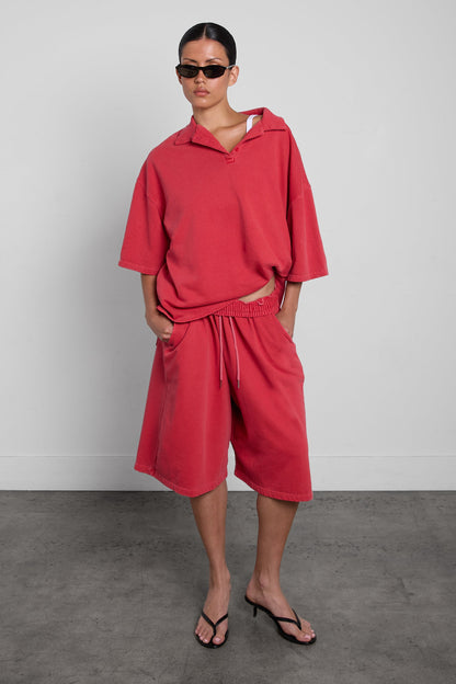 VINTAGE WASH SWEATSHORT