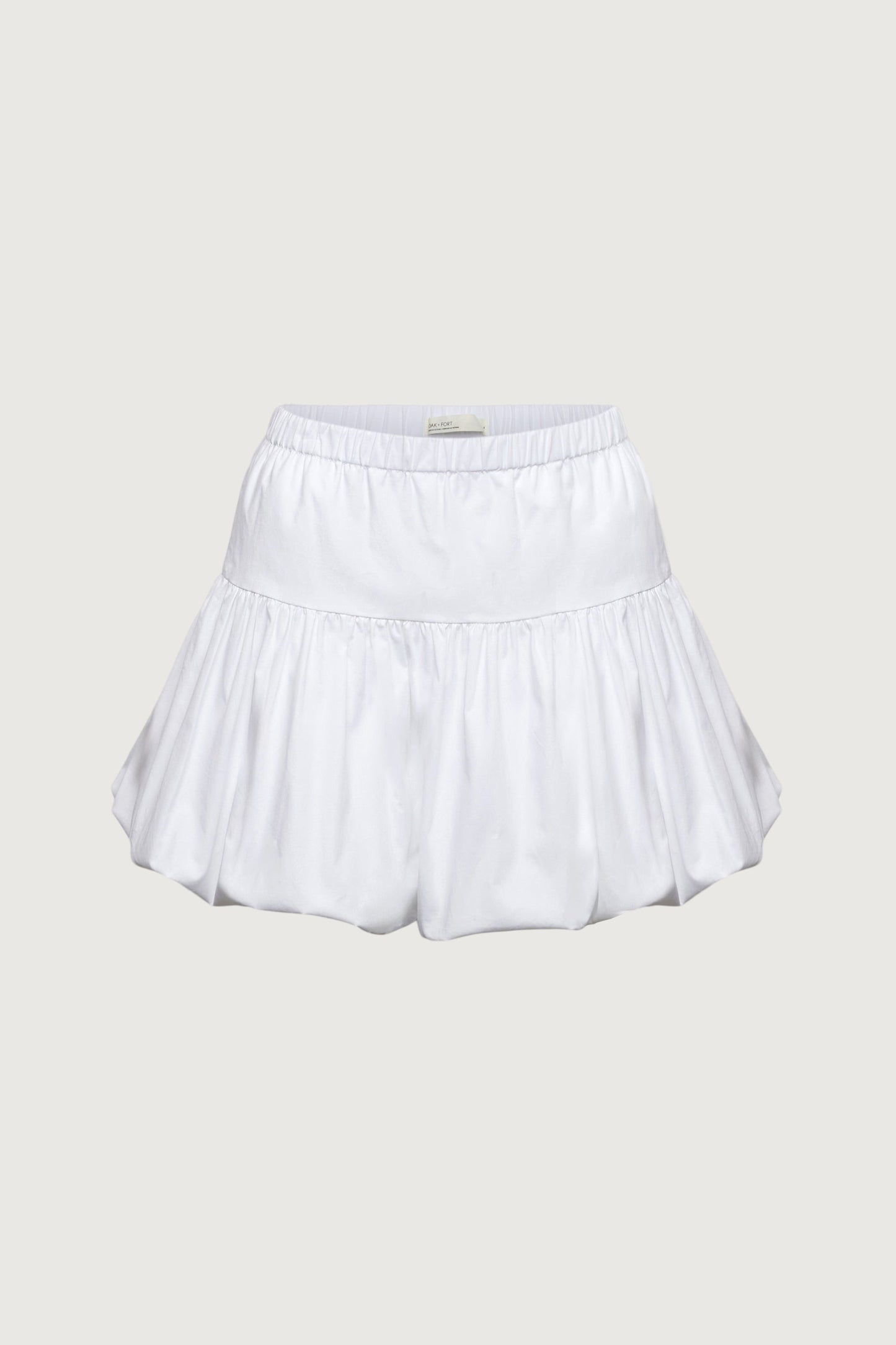 BUBBLE HEM MINI SKIRT