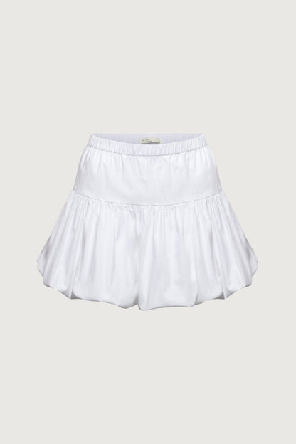 BUBBLE HEM MINI SKIRT