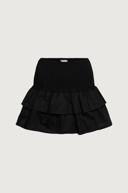 SMOCKED TIERED MINI SKORT
