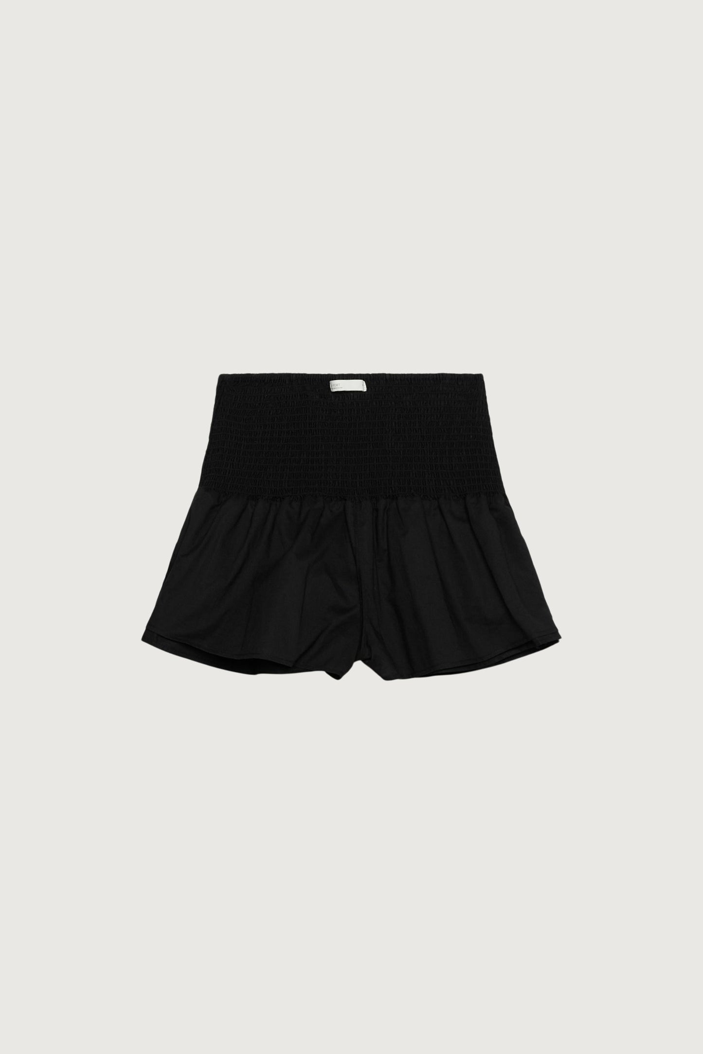 SMOCKED TIERED MINI SKORT