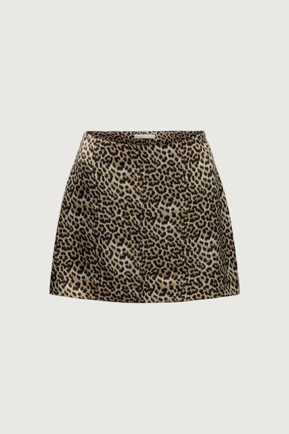 SATIN MINI SKIRT