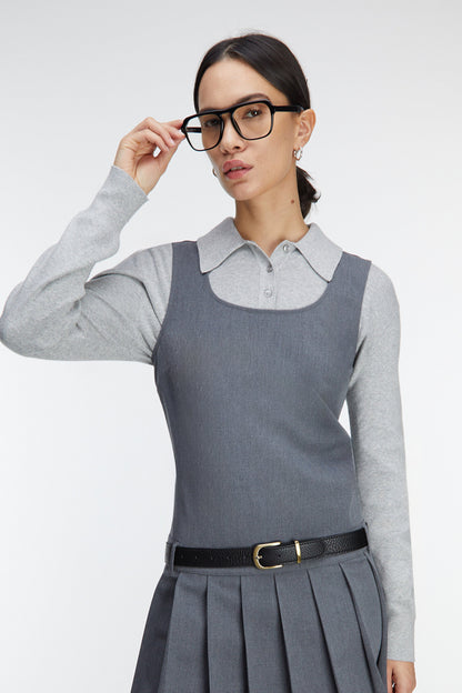 SQUARE AVIATOR SUNGLASSES