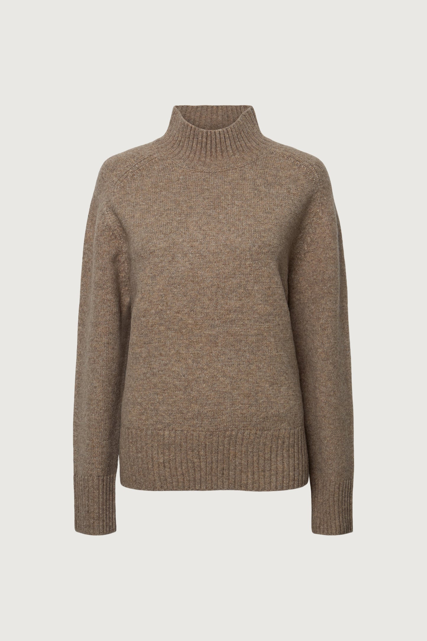 SOFT BRUSHED TURTLENECK SWEATER