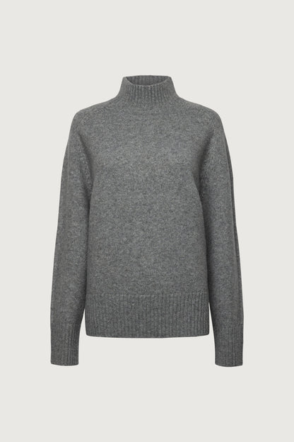 SOFT BRUSHED TURTLENECK SWEATER