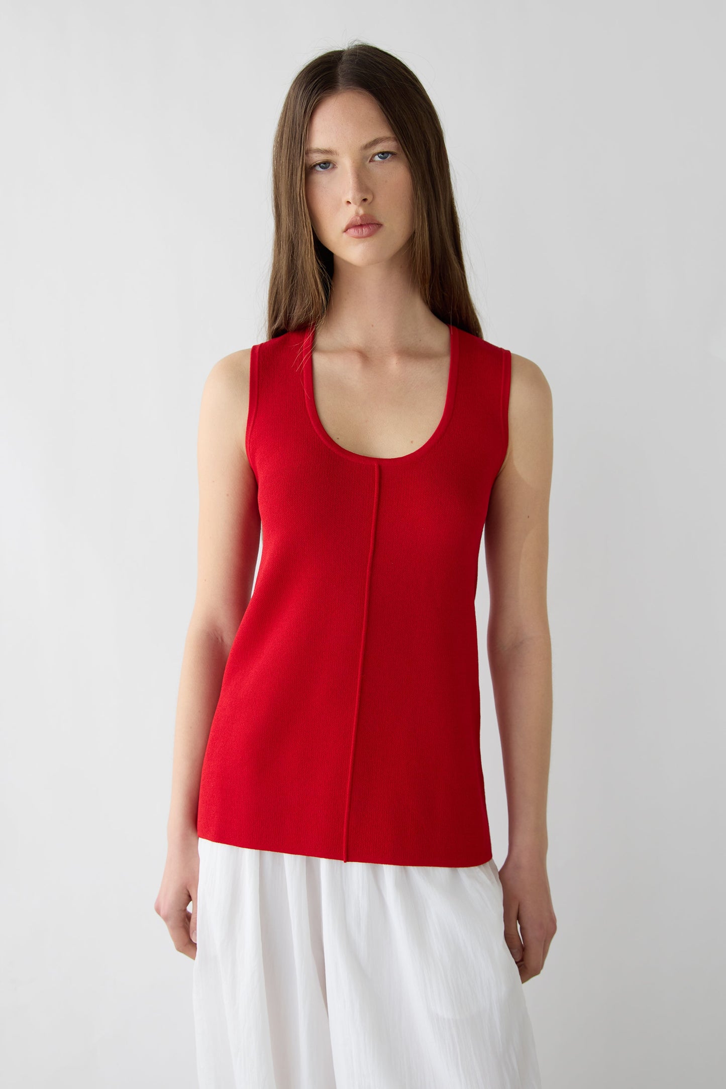 RELAXED FIT TUNIC TANK TOP