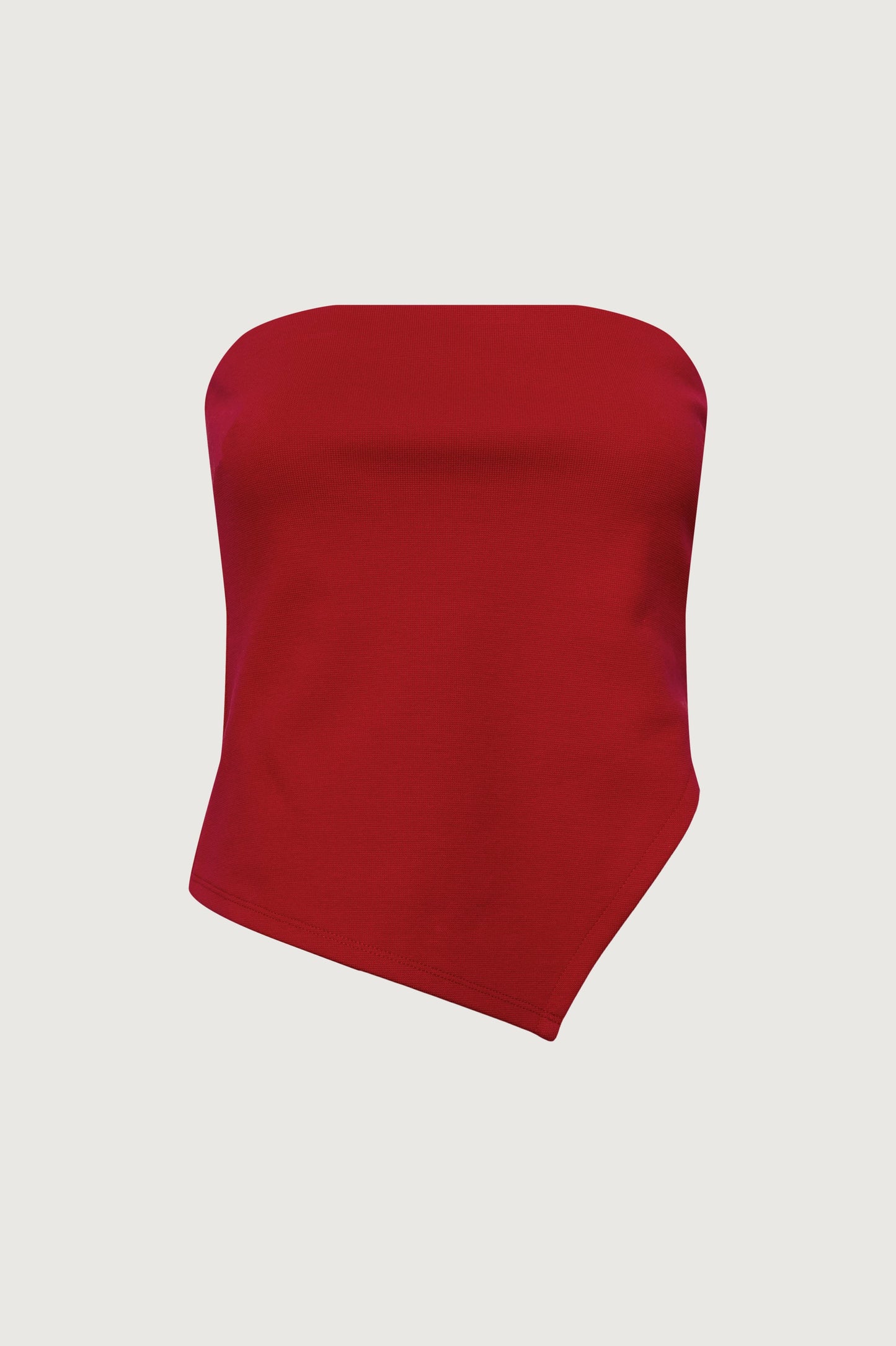 CROPPED TUBE TOP WITH SIDE SLIT