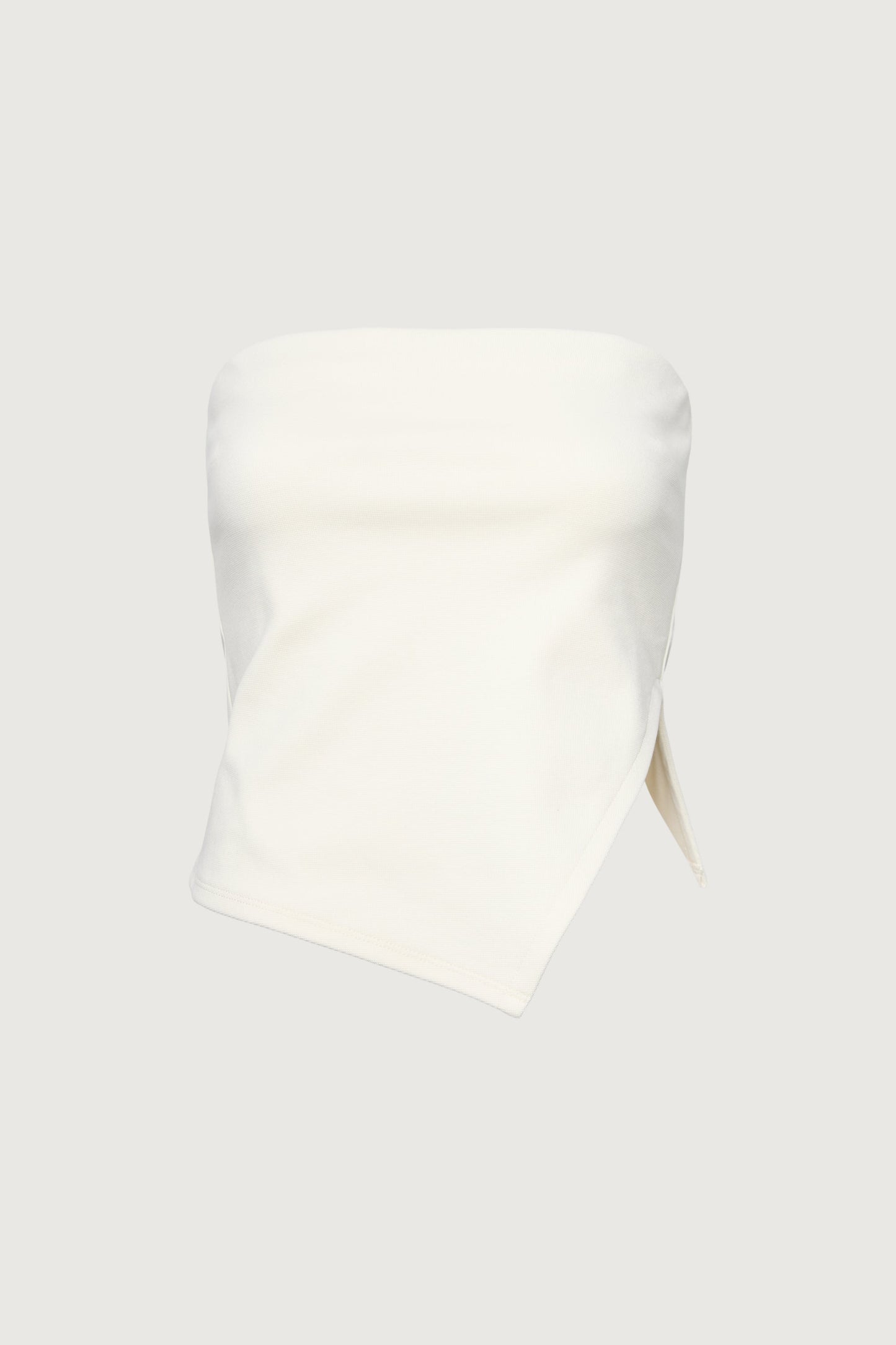 CROPPED TUBE TOP WITH SIDE SLIT