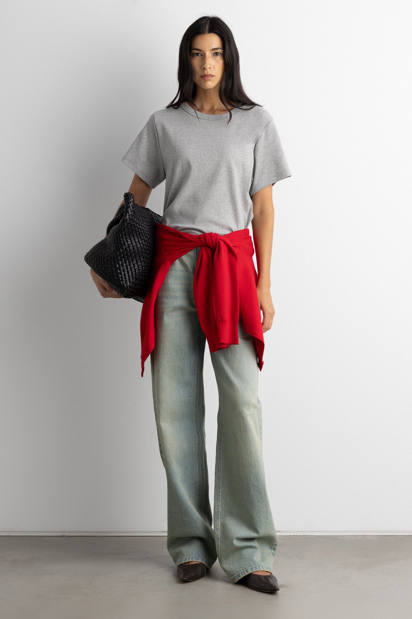 MIDWEIGHT COTTON CREWNECK T-SHIRT