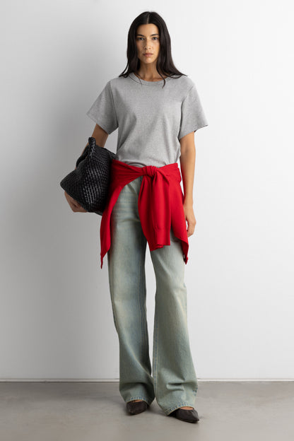 MIDWEIGHT COTTON CREWNECK T-SHIRT