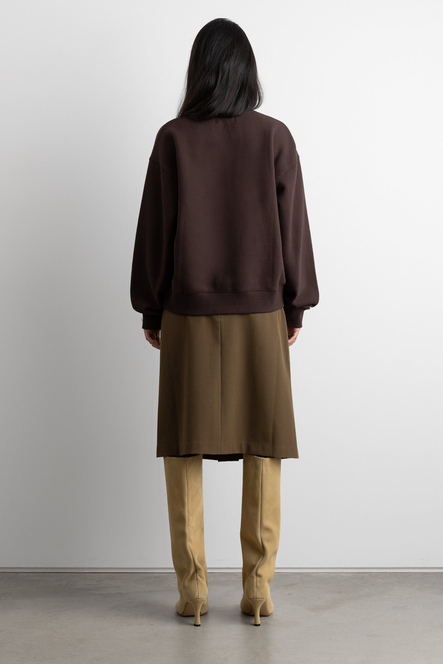 FLEECE STUDIO EMBROIDERED SWEATSHIRT