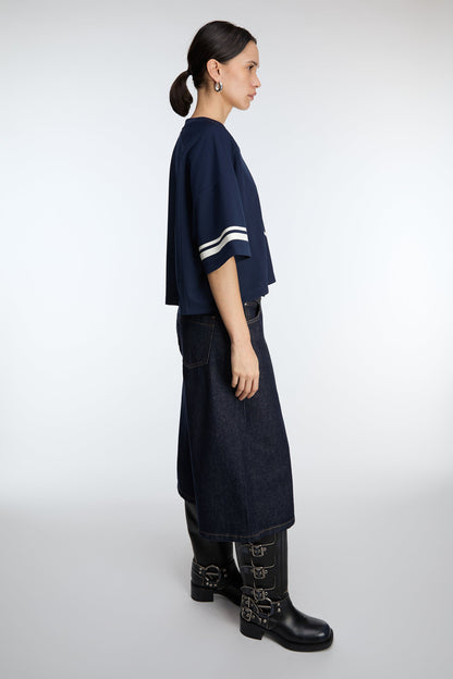 SHORT SLEEVE V-NECK JERSEY