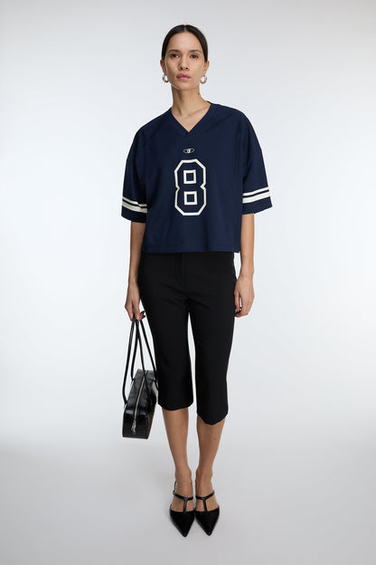 SHORT SLEEVE V-NECK JERSEY