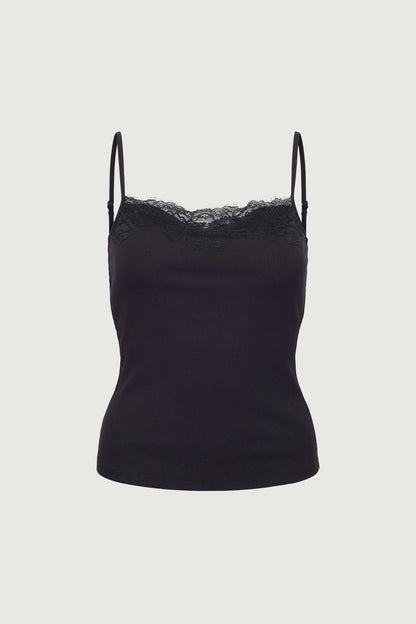 LACE DETAIL CAMISOLE TANK TOP